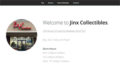 Desktop Screenshot of jinxcollectibles.com